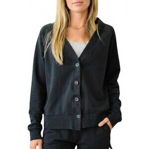 NEW MERAKI phoebe classic cardigan in black